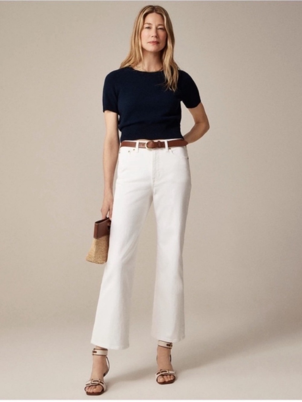 J Crew Jeans 30P Kickout White